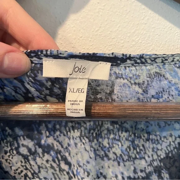 Joie Floral Layered Sheer Sleeve Flowy Dress in Parisian Paisley XL - Picture 8 of 15